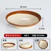 Cuenco Rústico Estilo Retro de Melamina, Plato Tradicional para Hot Pot de Chongqing, Cuenco para Platos, Cuenco para Vino, Cuenco de Cerámica Imitación Porcelana, Vajilla Sencilla