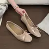 Estilo Verano Moño Elegante Francés Retro Suave Zapatos Mary Jane Corte Bajo Zapatos de Una Sola Hebilla Nuevo Cuero Sintético 2026 Temperamento