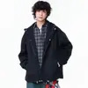 Ropa para Hombre Enbu Nueva Chaqueta de Trabajo Otoño para Hombre Cortavientos con Capucha Holgada Versátil Casual Rompevientos Abrigo Deportivo para Hombre