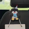 Gancho para Coche de Pingüino Lindo Gancho para Coche Gancho de Almacenamiento para Interior de Coche Gancho de Almacenamiento para Respaldo del Asiento del Coche Femenino