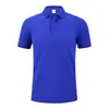 Camisas Populares de Moda para Hombres y Mujeres, Camisas Polo de Manga Corta de Verano, Camisas Promocionales de Color Liso, Ropa de Trabajo, Personalizables con Bordado, Transfronterizo