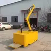 500kg - 2 Ton Guindaste Móvel Pequeno Totalmente Hidráulico Equipamento de Elevação Móvel de Braço Único Guindaste de Oficina