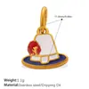 Moda Europea y Americana Estilo Vacaciones de Verano Concha Corazón Multi-elemento Colgante DIY Chapado en Oro de 18K Versátil Accesorios Dopamina