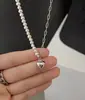 Collar de Perlas Empalmadas para Mujer, Lujo Ligero, Nicho, Collar de Gama Alta, Nuevo 2021, Moda Exquisita para Mujer, El Más Fácil de Combinar