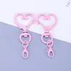 Llavero de Corazón Pintado Colorido Llavero Creativo Lindo Lanyard Cadena para Teléfono Colgante Accesorios Venta al por Mayor