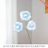 Arranjo floral caseiro de flor de fada de três cabeças, decoração floral de casamento, acessórios de paisagismo para expositor de loja, decorações de entrada e de mesa