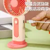 Ventilador de Mano Pequeño de Dibujos Animados Portátil Compacto de Tres Velocidades Carga USB Ventilador de Escritorio Transfronterizo para Amazon