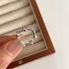 Anillo de Amor Diamante Rosa Dongdaemun Corea del Sur Diseño de Nicho Femenino Anillo de Sentido de Alta Calidad Anillo de Dedo Personalizado de Moda