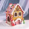 Decoração de casa de Natal casa de cerâmica macia pingente de decoração de Natal decoração de Natal enfeites de decoração de casa tridimensional