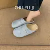 Primer Encuentro con los Zuecos Birkenstock de Suela Gruesa para Mujer, Nuevo Modelo Primavera 2026, Versátiles Mocasines Retro de Punta Redonda Estilo Bosque