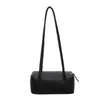 Bolso de Hombro para Mujer, Gama Alta, Bolso Blanco de Moda y Sencillo, Bolso de Axila Coreano de Nicho, Bolso Boston Almohada