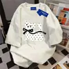 Camiseta de Manga Curta Moda para o Dia a Dia Estilo Japonês 100% Algodão Puro para Homens e Mulheres, Verão Caimento Solto, Emagrecimento, Peça de Nicho com Gola Redonda para Casais