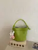 Bolso Cruzado Coreano para Mujer 2026 Nueva Moda de Verano Bolso Cubo Calado Gran Capacidad Bolso Cruzado