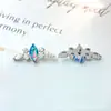 Aretes de Aleación de Titanio F-136 Ojo de Ala de Bmw Australiano Aurora Piercings Labiales con Rosca Interna G23 Joyería para Piercing