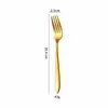 Amazon Transfronterizo Acero Inoxidable 410 Mango Puntiagudo Cuchillo, Tenedor y Cuchara Vajilla Hogar Vajilla Occidental Cuchillo para Carne y Tenedor Cuchara y Tenedor para Postre