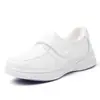 Em Estoque Sapatos de Enfermagem com Velcro Femininos Outono/Inverno com Pelúcia Versáteis Antiderrapantes Solado Grosso Calçados de Trabalho para Cuidados Médicos Dropshipping Exclusivo Transfronteiriço