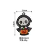 Llavero Colgante para Teléfono de Aleación con Estampado de Fantasma Calabaza Murciélago Halloween Llavero Curioso Colgante para Teléfono Accesorio de Aleación DIY Decoración