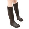 Moda 2021 botas de lluvia de tubo alto para mujer estilo japonés y coreano impermeables antideslizantes forro botas de lluvia para mujer fabricantes de comercio exterior accesorios zapatos de agua
