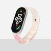 Adecuado para Mi Band 3 Generación 4 Generación 5 Generación 6 Generación 7 Generación Pulsera Camuflada Transparente Correa de Gel Transparente Mate