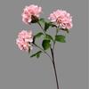 Simulación de diseño de techo de boda, ramo de hortensias de flores falsas, decoración de ventana de centro comercial, simulación de flores de seda, 3 hortensias de madera