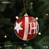 Nova bola de Natal transfronteiriça Pingente de decoração de árvore de Natal Bola pendurada para atmosfera de Natal Bola pendurada para layout de cena de vestido