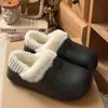 Bolsa de EVA Pantuflas de Algodón Impermeables para Mujer 2026 Otoño/Invierno Nuevo Estilo Interior con Felpa Caliente Suela Suave Zapatos de Algodón para el Hogar para Hombre