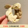 Lazo Trenzado de Alta Elasticidad para el Cabello, Cuerda para el Cabello, Goma Elástica para Mujeres, Creador de Moños, Accesorio para el Cabello que No Daña el Cabello y Protege el Cabello