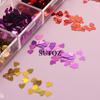 Secuencias para Manicura Estilo Nuevo Y2K Milenio Viento Dulce Fresco Amor Estrella de Cinco Puntas Secuencias Delgadas Decoración de Uñas