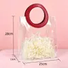 Bolsas de Mano Transparentes de PVC en Stock con un Toque de Lujo para el Festival del Medio Otoño, Día Nacional, Bolsas de Regalo de Cumpleaños y Bolsas de Mano de Plástico para Bodas