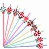 Nuevas Pajitas de Invierno Navideñas Accesorios de Pajita con Temática Festiva Paquete de Regalo Combinación Transfronterizo Amazon Aliexpress