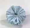 Scrunchie de Renda Vazada Multicamadas Cor Sólida Estilo Coreano Versátil Feminino High-End Prendedor de Coque Flor de Cabelo Elástica