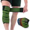 Joelheira com Tira de Nylon, Faixa Elástica para Envolver, Faixa Elástica para Treinamento de Força da Coxa, Equipamento de Proteção Esportiva, Antiderrapante para Corrida Fitness