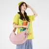 Bolso Cruzado Casual Estilo Coreano Transfronterizo Bolso Dumpling para Mujer Simple Color Sólido Estilo Perezoso Gran Capacidad Bolso de Hombro para Estudiante