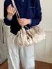 Bolso plisado Boston para mujer 2026 nuevo modelo bolso de mano simple para ir al trabajo bolso vintage bolso de hombro cruzado tote
