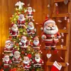 Adornos colgantes decorativos de madera, juego de 12 piezas para árbol de Navidad, adecuados para fiestas, juego de decoración del hogar perfecto, Papá Noel y