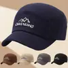 Gorra de Béisbol Unisex con Visera Ancha, Bordado de Letras Personalizado, Estilo Trendy Pato, Moda Retro Callejera