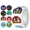 Novos Copos de Papel Descartáveis com Tema de Natal, Guardanapos de Papel, Pratos de Papel de Natal, Decorações de Toalha de Mesa, Louças para Festa de Natal