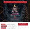 Nuevas Decoraciones Navideñas Transfronterizas Pegatinas Electrostáticas para Árbol de Navidad Rejillas de Ventana Diseño de Escena Pegatinas para Puerta de Vidrio