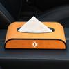 Nueva caja de pañuelos de gamuza Dongfeng caja de pañuelos colgante caja del reposabrazos de la consola central decoración creativa para el interior del coche