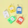 Llavero Colorido Etiqueta de Equipaje de Plástico Simple Portátil Regalo Práctico Hotel Etiqueta de Hotel Fabricante Venta Directa