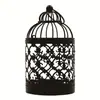 Portavelas de Aromaterapia de Lujo Ligero Contenedor de Velas Adornos para Portavelas Portavelas Decorativo de Hierro Calado de Gama Alta Portavelas