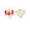 Banderas en Forma de Corazón de Varios Países Joyería con Efecto Goteo Accesorios Colgantes de Aleación para Bricolaje Llaveros Más Vendidos Transfronterizos Cadena para Teléfono Amuletos