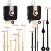 2 juegos de punteros para movimiento de reloj de cuarzo, venta caliente en Amazon, movimiento para reloj de pared DIY, puntero de metal luminoso de madera
