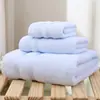 Toalla Gaoyang al por mayor Toallas faciales para el hogar para adultos Toallas de baño para el hogar para hombres y mujeres Juego de toallas lisas absorbentes 100% algodón Clase A