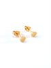 Moderna Versátil Juego de Pendientes, Mini Sencillos Pendientes de Acero Inoxidable con Chapado en Oro de 18 Quilates para Mujer, Pendientes Pequeños de Acero Inoxidable