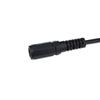 Cabo Adaptador DC5521 Reto para Ângulo Reto 90 Graus Macho para Fêmea 5V Cabo de Extensão de Alimentação Elétrica Cabo de Carregamento 0,2m