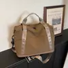 Nueva y elegante bolsa de viaje a cuadros, organizador de equipaje para viajes cortos de negocios, con compartimentos separados para artículos húmedos y secos, y capacidad expandible, adecuada para deportes y fitness