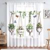 1 peça nova tela de janela de planta de flor colorida impressão digital 3D decoração quarto sala de estar direto da fábrica desgaste mastro janela