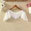 Jaqueta Cachecol de Renda, Peça Externa Curta de Verão, Top Cardigan Fino, Colete Versátil para Mulheres, Combinado com uma Saia de Alça