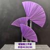 Nuevos Adornos de Apoyos para Boda Abanico Semicircular Plegable Nicho Decoración de Bienvenida para Boda Arreglo de Escenario Estilo Nanyang